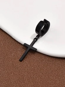 1pc Cross Decor Ear Cuff