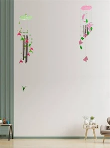 1入組星形設計簡約風蝴蝶裝飾懸挂裝飾適用於和戶外 - 綠色 - 查看 2