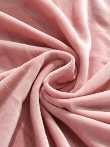 1入冬季溫暖銀狐絨純色彈性沙發套，現代極簡風格防滑全包覆式沙發套，通用L型沙發和1/2/3/4座椅沙發，贈送一個枕套 - 粉色 - 查看 7