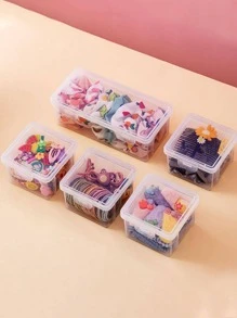 1pc Clear Storage Box, Gender Reveal Party, Perfect For Birthdays, Weddings, Parties, The Perfect Gift For Colleagues, Friends, And Family, Back To School - Clear - View 5