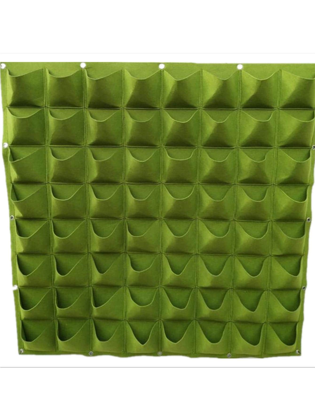 1 Túi Treo Trồng Cây, Túi Vải Không Dệt Màu Xanh Lá Cây Đơn Giản Cho Cây Trồng Ngoài Trời - màu xanh lá - Xem 1