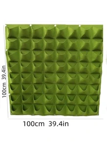 1 Túi Treo Trồng Cây, Túi Vải Không Dệt Màu Xanh Lá Cây Đơn Giản Cho Cây Trồng Ngoài Trời - màu xanh lá - Xem 7