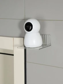 1入組透明壁掛式儲物架 - 無色 - 查看 3