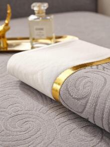 1pc Jacquard Sofa Towel - Grey - View 7