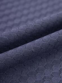 1pc Geometric Pattern Sofa Towel, Modern Polyester Anti-slip Sofa Cover Blanket For Living Room - Royal Blue - View 3