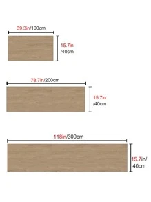 1 Giấy Dán Tường Hoa Văn Bằng Gỗ, Cuộn Keo Dán Tường PVC Hiện Đại Cho Trang Trí Nhà - Màu vàng - Xem 8