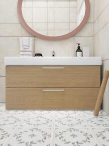 1 Giấy Dán Tường Hoa Văn Bằng Gỗ, Cuộn Keo Dán Tường PVC Hiện Đại Cho Trang Trí Nhà - Màu vàng - Xem 7