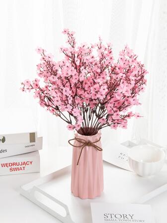 1/3/6 件人造花、满天星花束、婚礼、家居装饰、餐厅、卧室、花瓶、装饰品、户外花园、花篮、情人节礼物装饰、派对和聚会、DIY 花环、手工材料