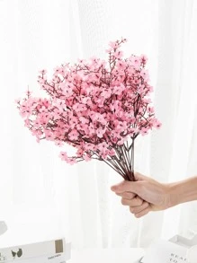 1/3/6 件人造花、满天星花束、婚礼、家居装饰、餐厅、卧室、花瓶、装饰品、户外花园、花篮、情人节礼物装饰、派对和聚会、DIY 花环、手工材料 - 粉色 - 查看 5