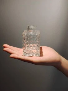 1pc French Style Transparent Vase, Glass Decorative Vase For Home - Clear - View 6