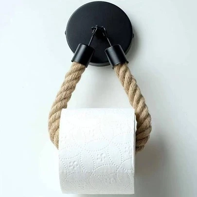 1pc Toilet Paper Holder, Modern Wall Mounted Toilet Paper Holder For Home Bathroom Decor Fall Decor