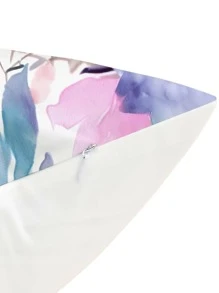 1入組無填充物花卉圖案靠墊套現代織物裝飾抱枕套 - 彩色 - 查看 3