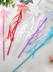 1套滌綸婚禮絲帶棒現代星形裝飾婚禮絲帶棒適用於婚禮 - 紫色 - 查看 4