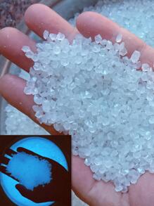 1 Gói Phối Màu Sỏi Trang Trí Tối Giản PS Phát Sáng Trong Bóng Tối Đá Trang Trí Sân Vườn - trắng - Xem 2