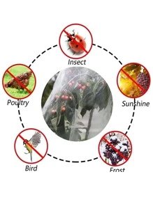 Insect-proof Mesh Bag, Plant Insect-proof Mesh Cover, Garden Fruit And Melon Insect-proof Bag - White - View 3