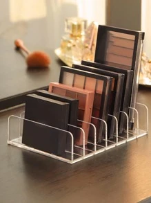 1 Bảng phấn mắt bằng nhựa trong suốt có giá để đồ - Trong sáng - Xem 3