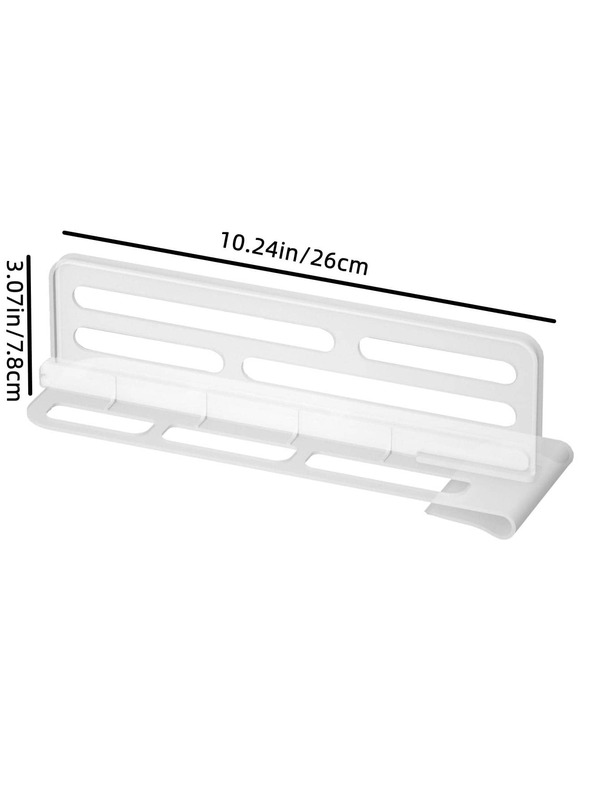 1pc Refrigerator Storage Partition Board, Retractable Plastic Divider