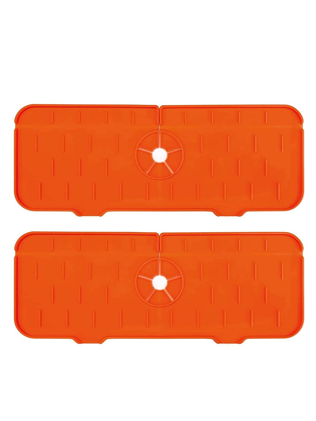 1 Màu Cam Món Ăn Phơi Thảm, Tối Giản TPR Món Ăn Điện Thảm Cho Nhà Bếp - trái cam - Xem 1