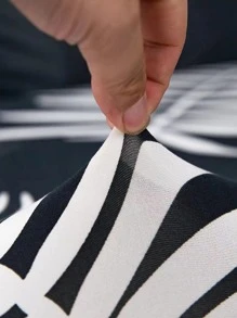 1入組葉子印花沙發套客廳滌綸彈力沙發套 - 彩色 - 查看 5