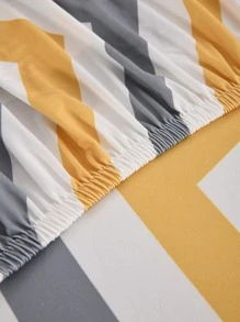 1入組V形圖案彈力沙發座墊套客廳用現代滌綸沙發墊套 - 彩色 - 查看 7