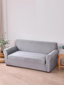 1 Bọc Ghế Sofa Màu Trơn, Bọc Ghế Sofa Polyester Tối Giản Cho Gia Đình - Màu Xám nhạt - Xem 3