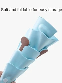 1入組兒童熊設計洗髮水帽子 - 粉色 - 查看 4