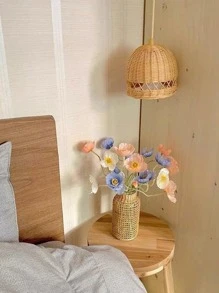 1入組人造罌粟花家居裝飾用假罌粟花 - 珊瑚粉 - 查看 7