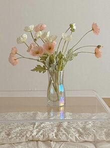 1入組人造罌粟花家居裝飾用假罌粟花 - 珊瑚粉 - 查看 5