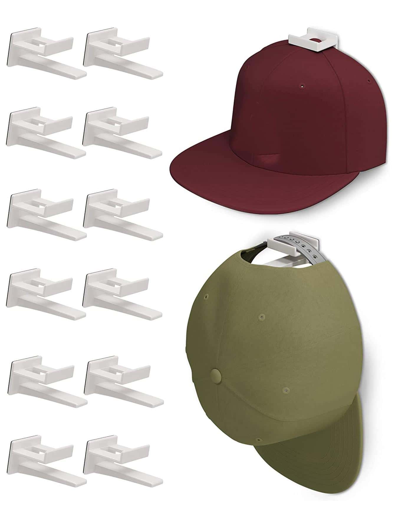 Đồng Bằng Nón Giá Đựng Đồ, Hiện Đại Bằng Nhựa Trắng Không Đấm Móc Nón Cho Gia Đình - trắng - Xem 1