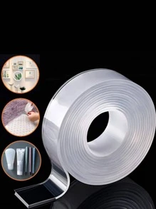 1pc PMMA Tape, Transparent Thickened Nano Double-sided Adhesive For Home - Clear - View 1