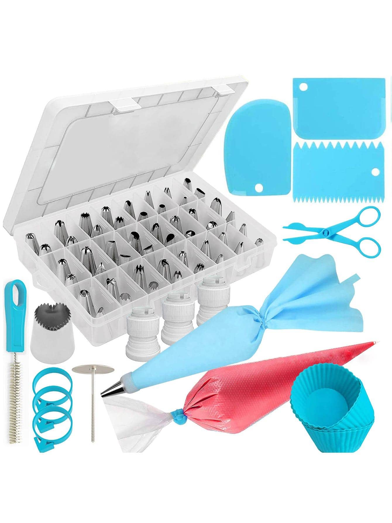 87入組不銹鋼蛋糕裱花嘴