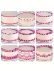 27pcs/set Pastry Bag & Nozzle & Cream Smoother, Baking Tool For Kitchen - Multicolor - View 6