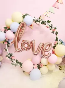 15pcs 150cm Round Plastic Balloon Circle Hoop Stick, Balloon Arch Kit For Party - White - View 5