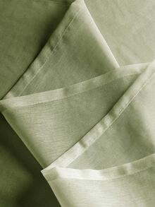 Rèm vải đơn bảng ombre, rèm vải lọc màu ombre hiện đại, riêng tư cho phòng khách và phòng ngủ - Màu xanh Ô liu - Xem 4