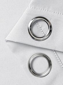 素色1片遮光窗簾 - 淺灰色 - 查看 7