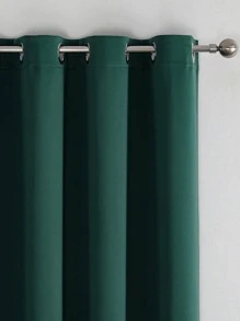 Rèm chắn sáng một tấm chắc chắn - Màu xanh lá cây đậm - Xem 4