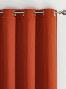 素色1片遮光窗簾 - 亮橙色 - 查看 5