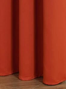 素色1片遮光窗簾 - 亮橙色 - 查看 6