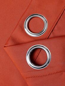 素色1片遮光窗簾 - 亮橙色 - 查看 7