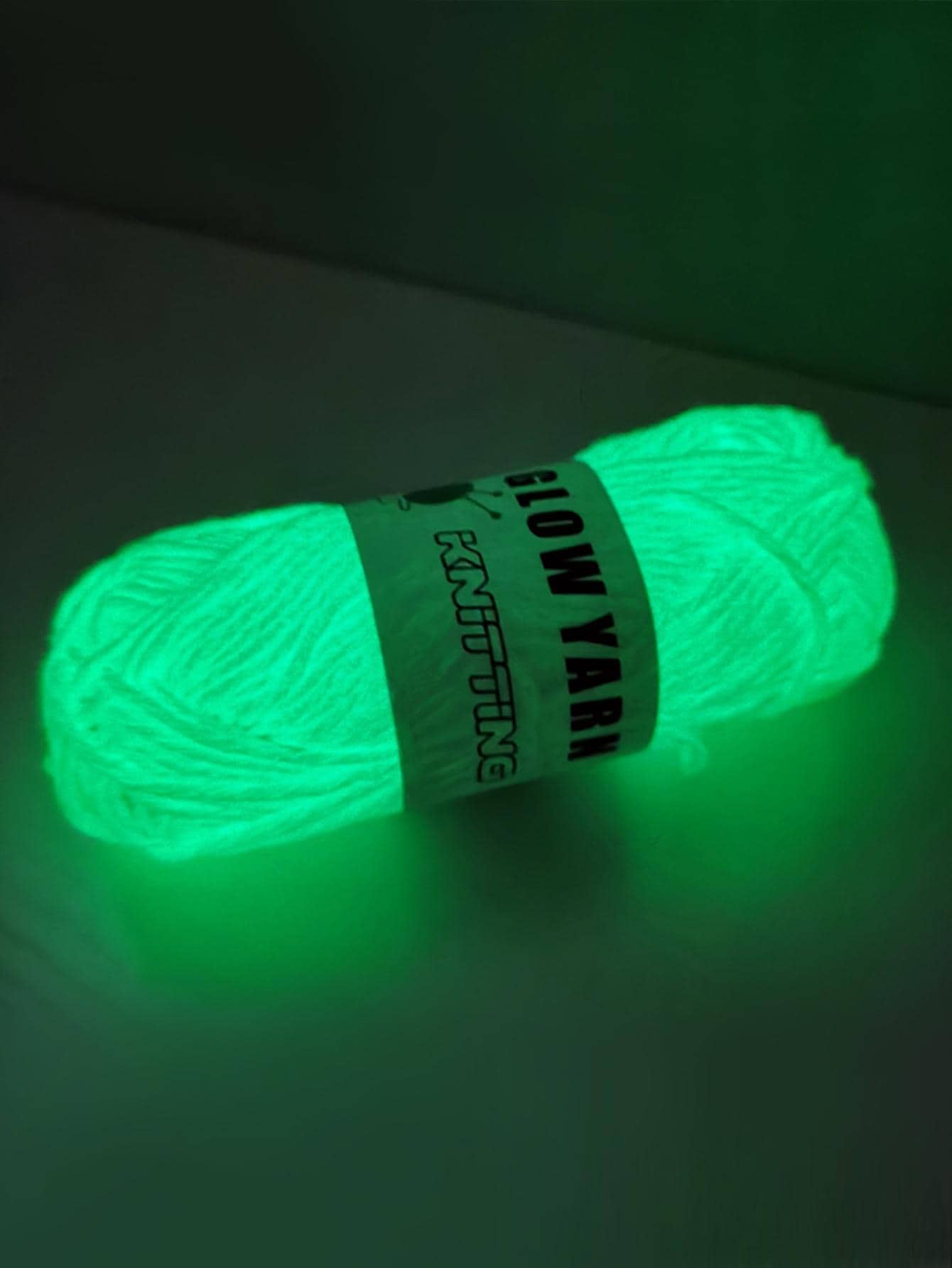 1 sợi phát sáng trong bóng tối, sợi polyester ngộ nghĩnh cho đồ tự làm - Màu xanh Cadet - Xem 1