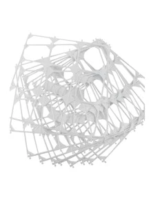 6pcs Plastic Balloon Stand, 9 Holes Balloon Wall Grid For Home - White - View 3