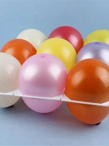6pcs Plastic Balloon Stand, 9 Holes Balloon Wall Grid For Home - White - View 7