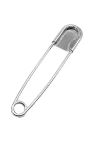 1 pieza Alfileres de acero inoxidable reforzados (para ropa o sábanas) - Plateado - Ver 5