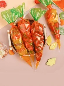 20入組胡蘿蔔造型糖果包裝opp袋 - 彩色 - 查看 2