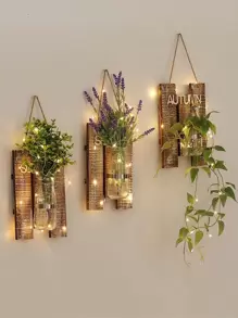 1 pieza Colgante de pared Maceta - Multicolor - Ver 1