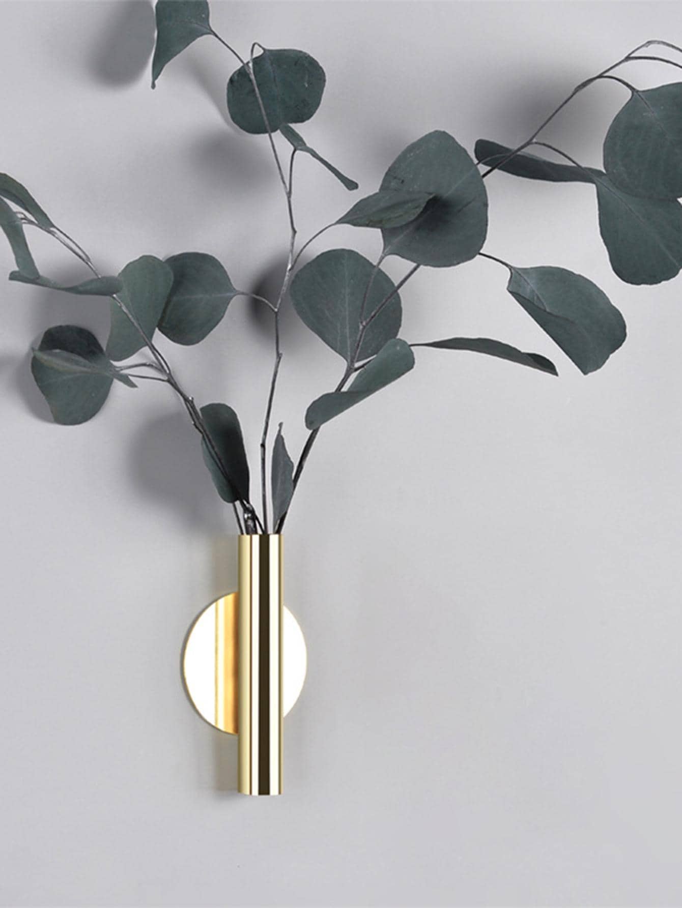 1pc Wall Mounted Plant Container - Gold - View 1