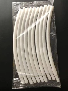 1入組塑料氣球架簡單圓形氣球架 - 白色 - 查看 3