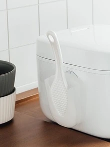 1 pieza unicolor Cuchara de arroz Estante de almacenaje - Blanco - Ver 4