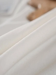 Bubaba 1pc Ivory-White Tablecloth, Rustic Farmhouse Solid Color Linen Tablecloth With Cream Tassels, Suitable For Dining Room, Kitchen, Tabletop, Party, Holiday, Hotel, Cafe, Bedroom, All Season - White - View 11