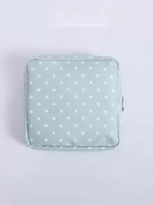 1 pièce/2 pièces Mini pochette de dessin animé pour femmes, serviette hygiénique multifonctionnelle et porte-monnaie